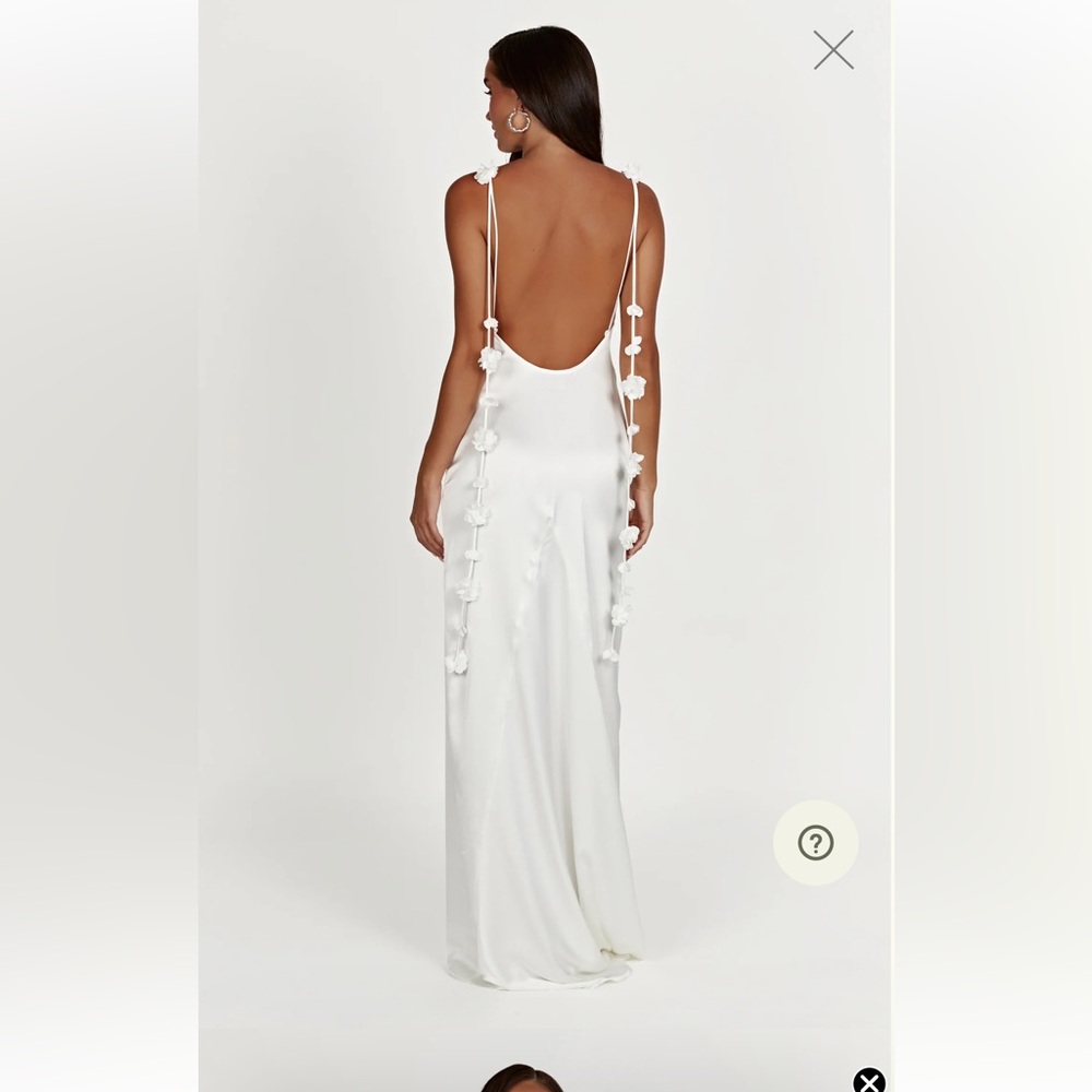 Meshki Elenora Rose Gown - White